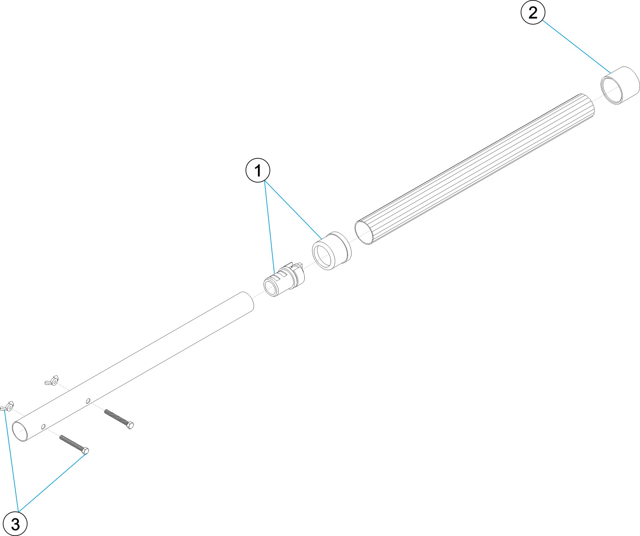 MANGO AL. TELESCOPICO DE 4-5 MTS. PALOMILLAS