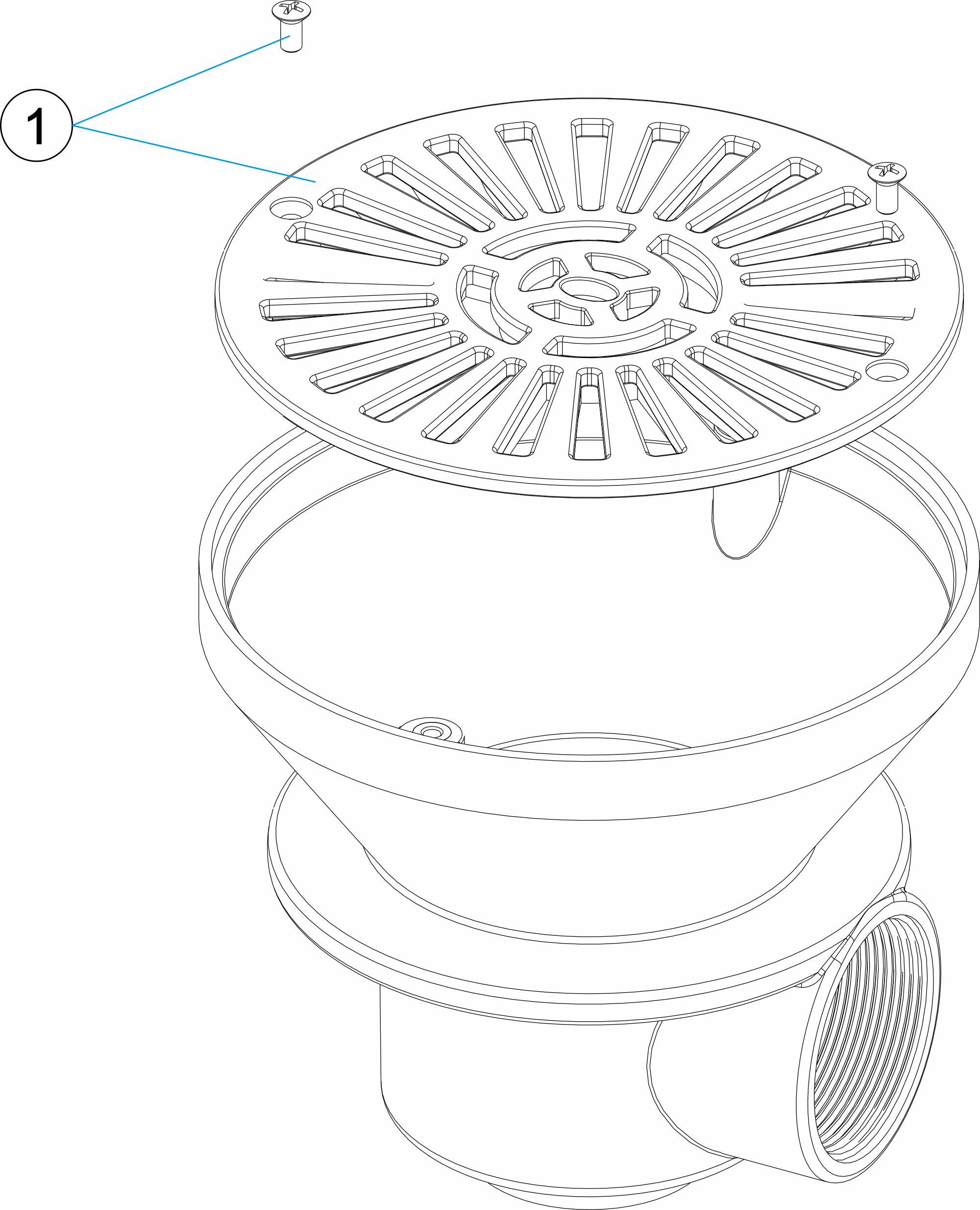 SUMIDERO D. 180 PH SALIDA LATERAL 2
