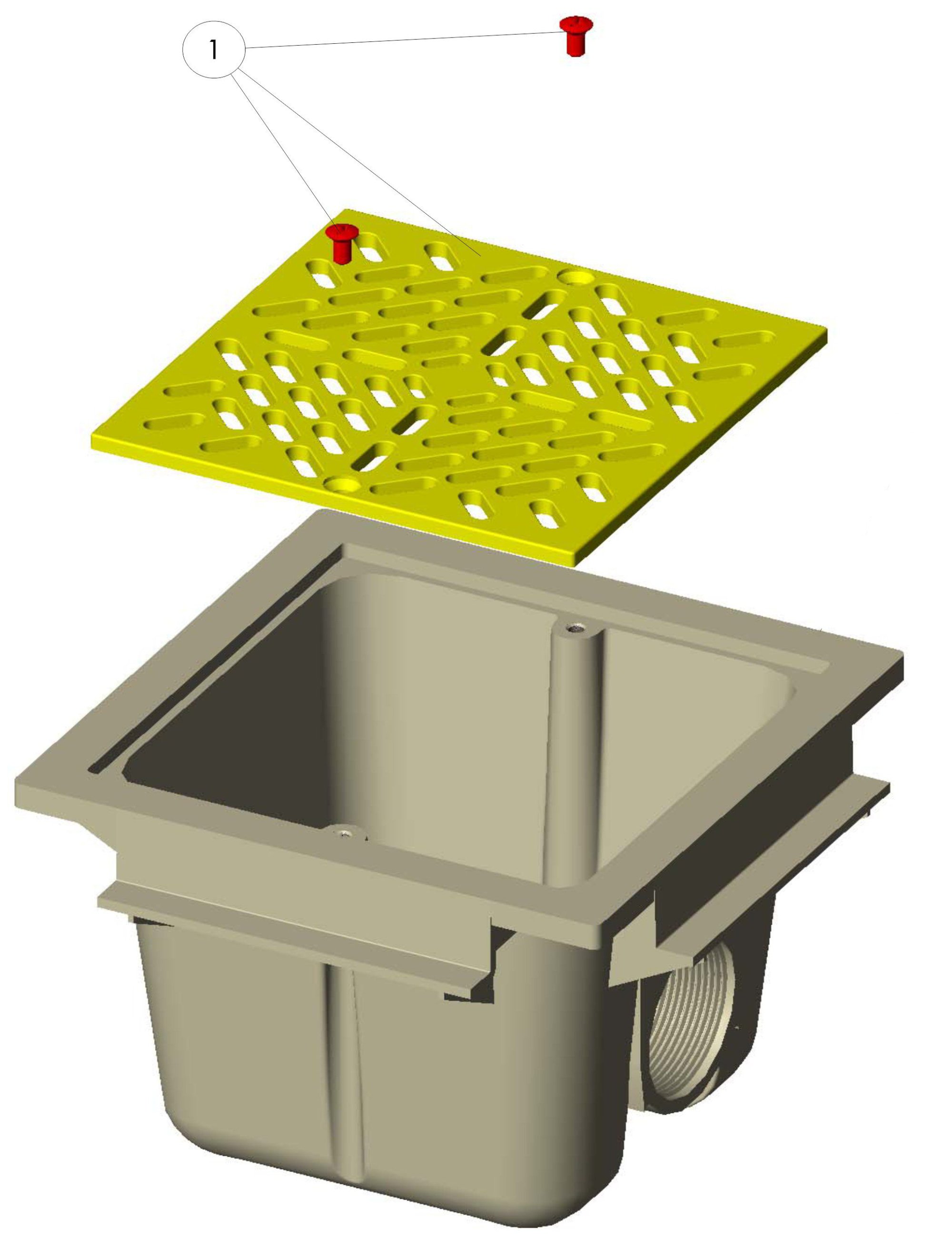 SUMIDERO CUADRADO 210X210 PH