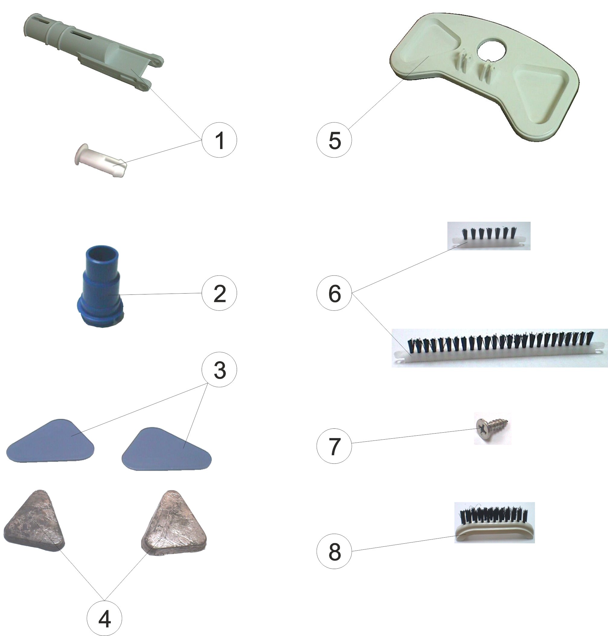 LIMPIAFONDOS RECTANGULAR PLAST. PALOMILLAS