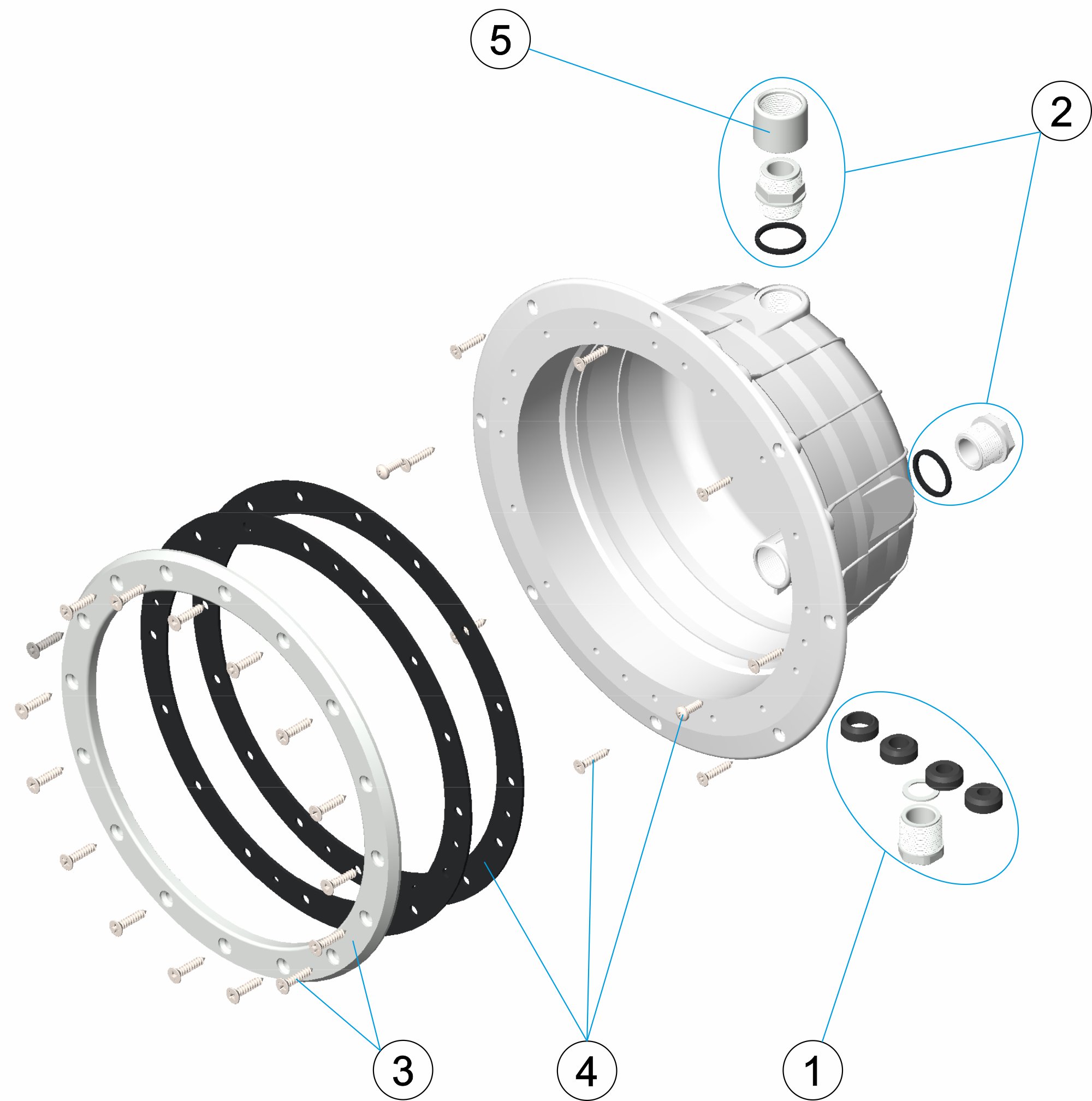 NICHO PROYECTOR STANDARD PARA PANELES CON Y SIN INSERTOS