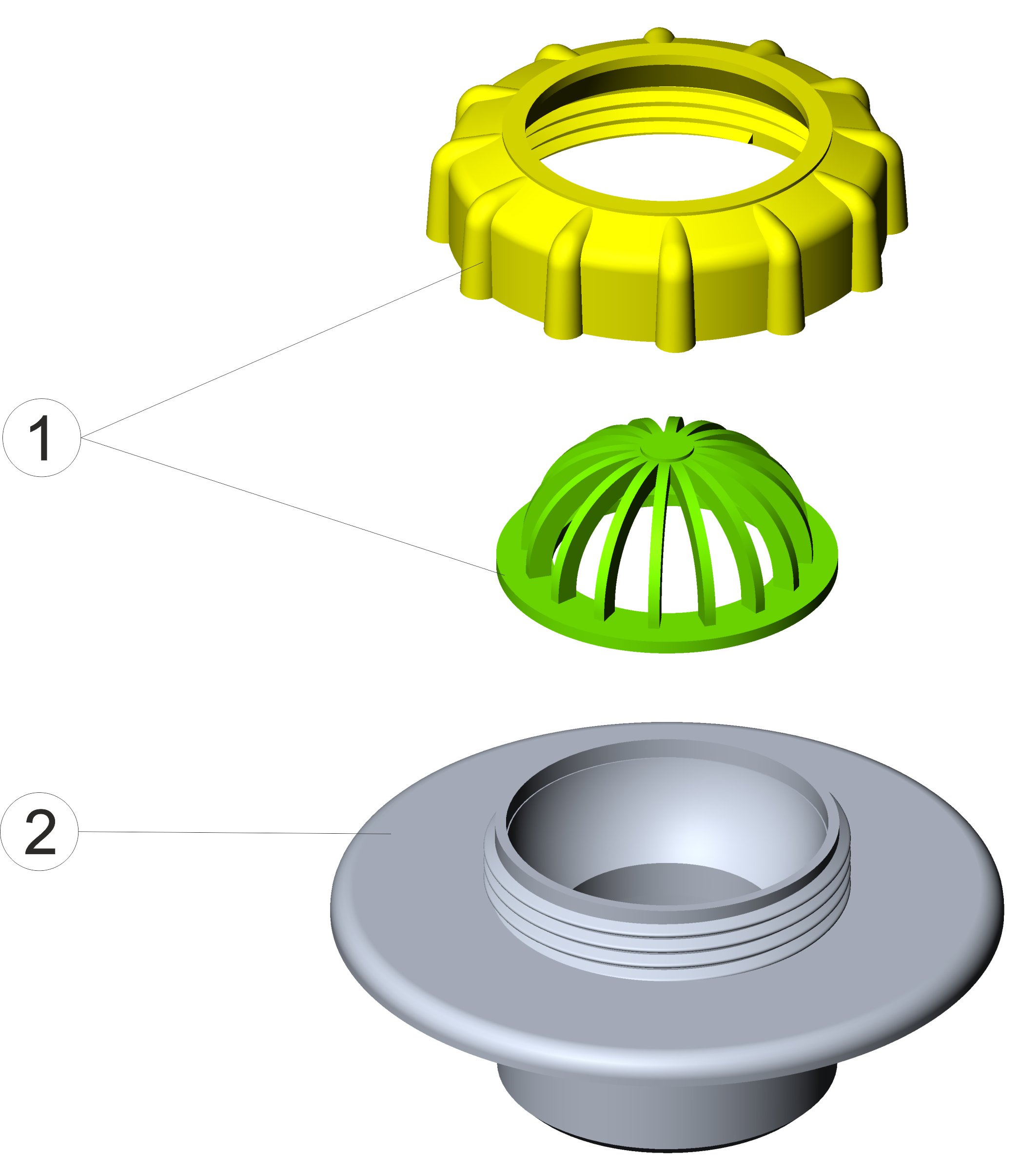 BOQUILLA CON REJILLA D. 50 PN 10 PH