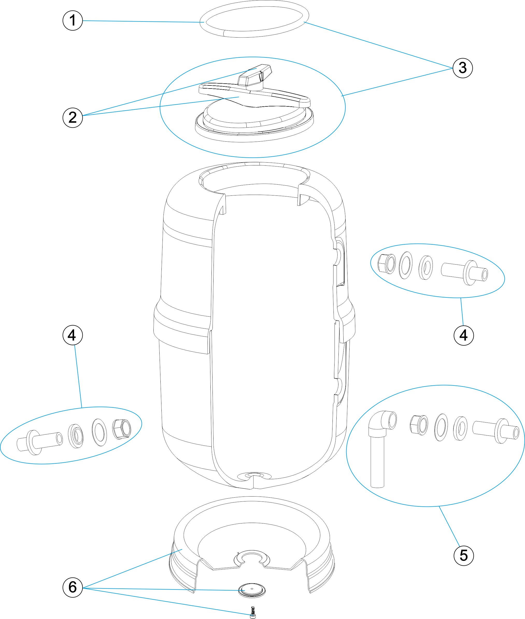 ABONADOR INYECTADO 40 L. A 400 L.