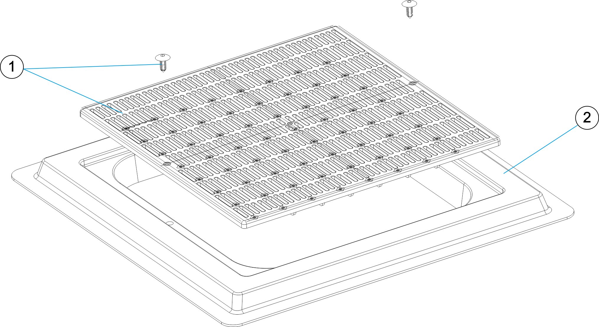 REJAS DESAGÜE PARA PISCINA PRIVADA