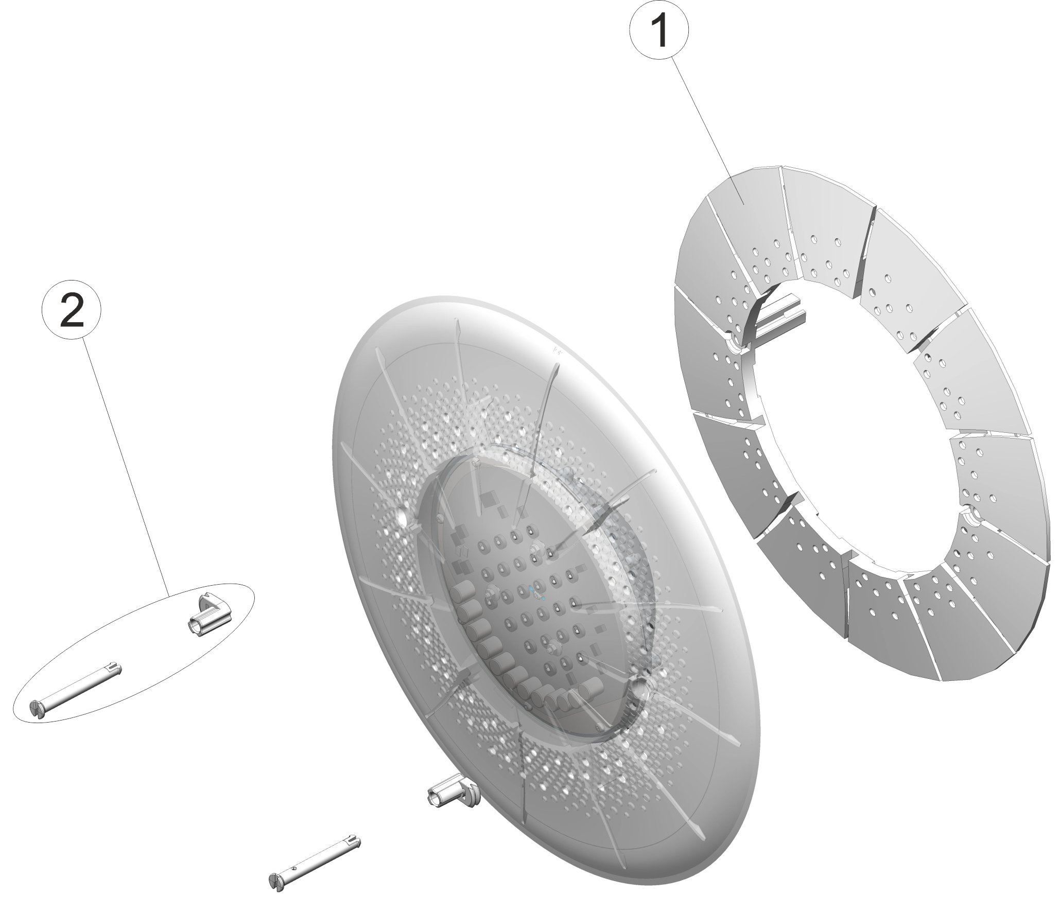 PUNTO DE LUZ JELLY NF BLANCO RGB.