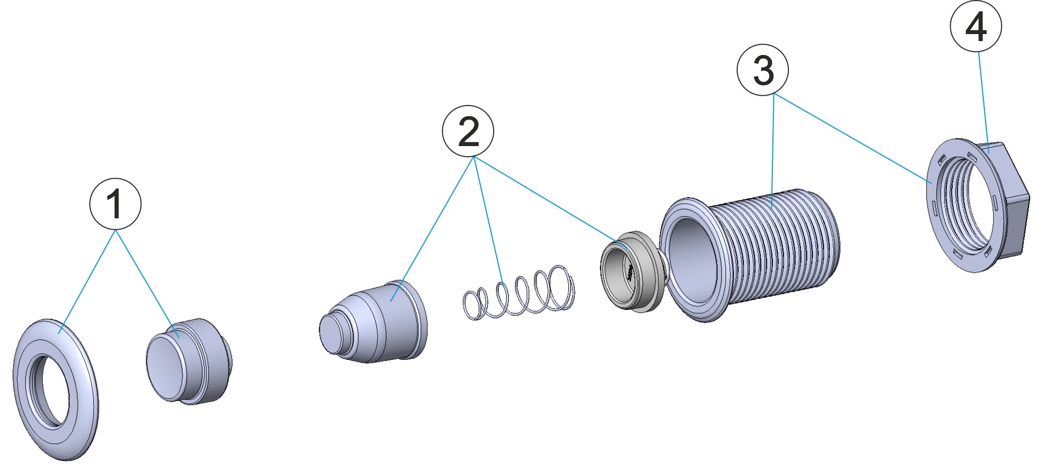 PULSADOR NEUMATICO D.6 X D.7