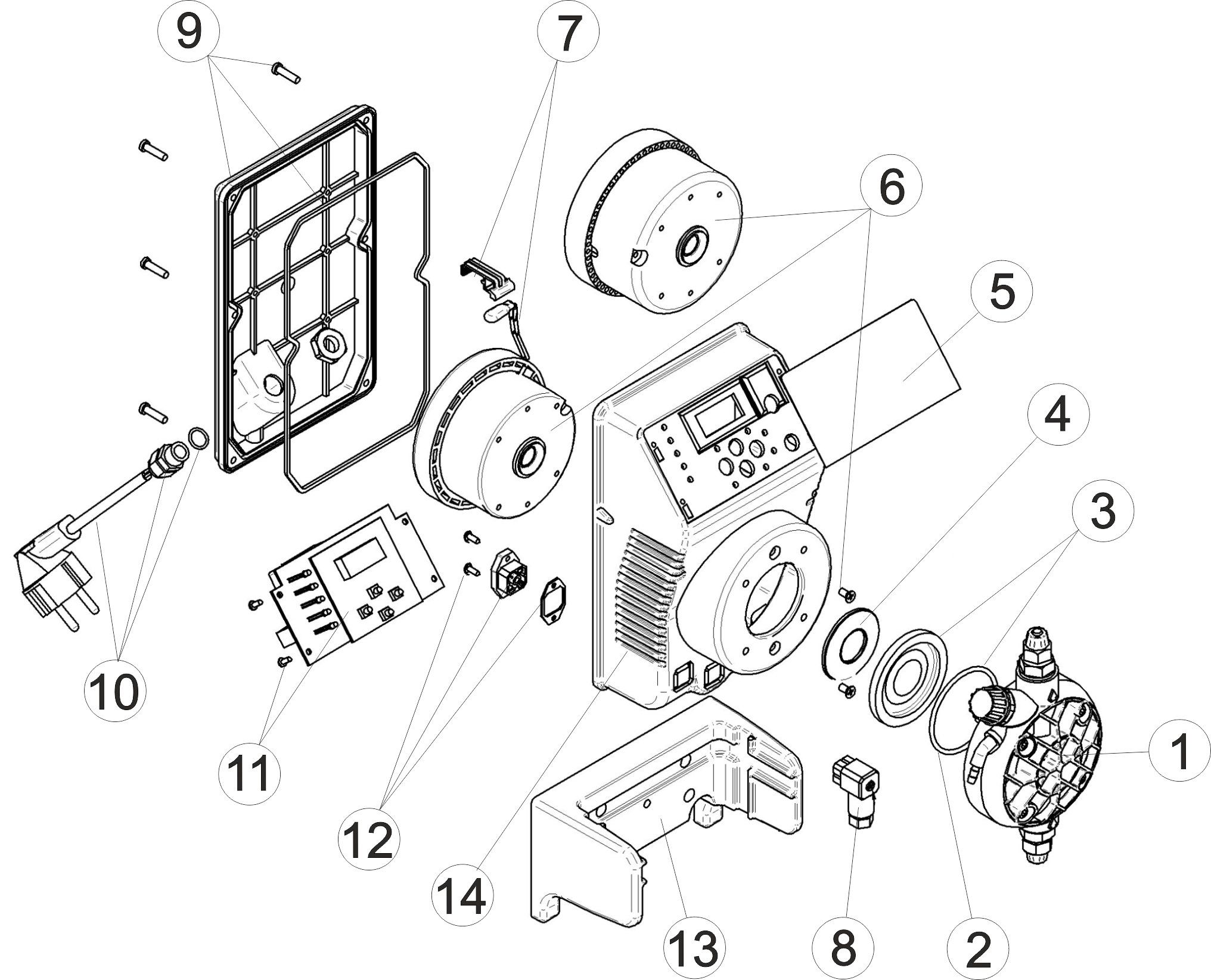 EXACTUS MODELO VOLUM VFT 10L/H