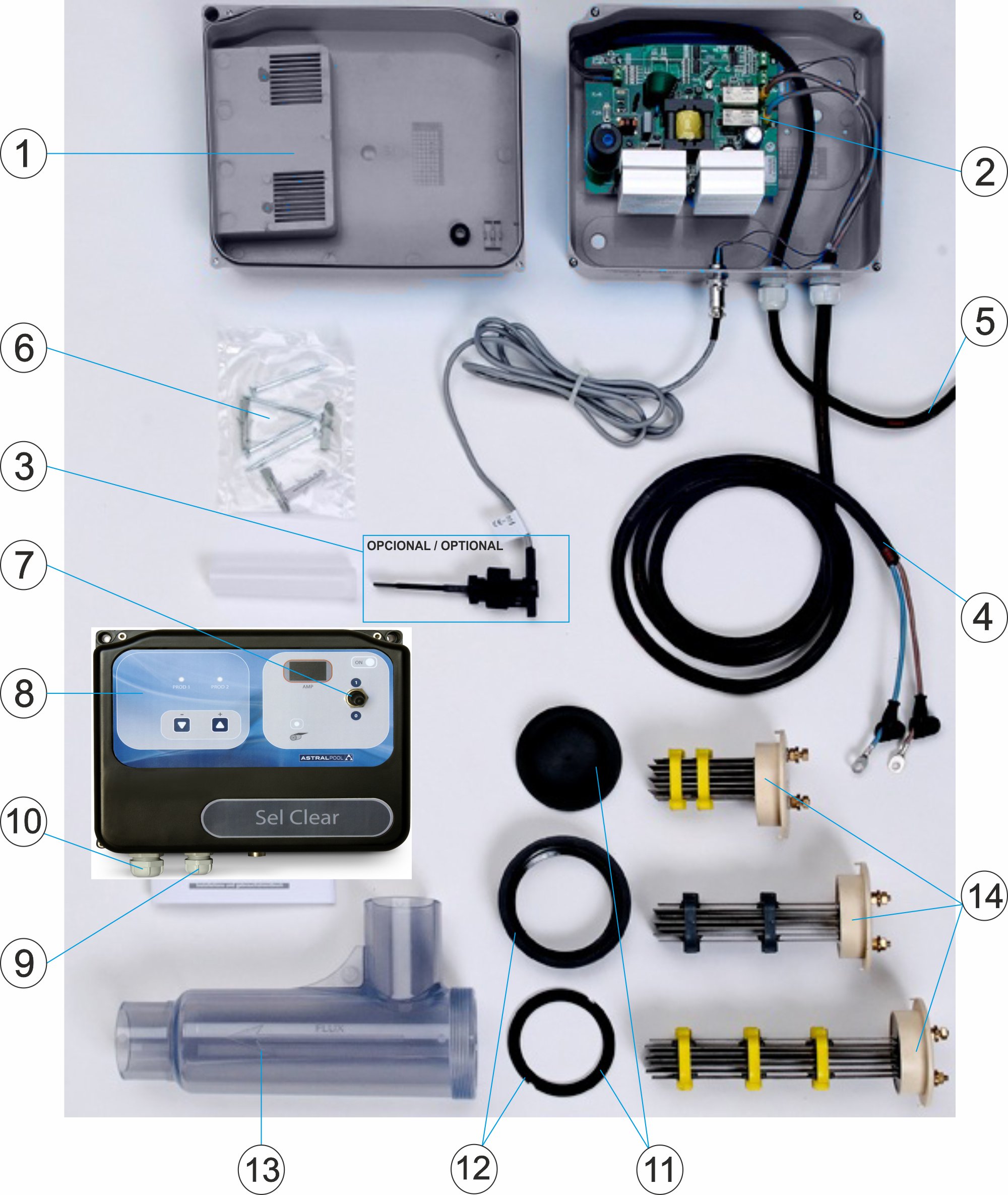 ELECTROLISIS SEL CLEAR 30, 55, 95 M3