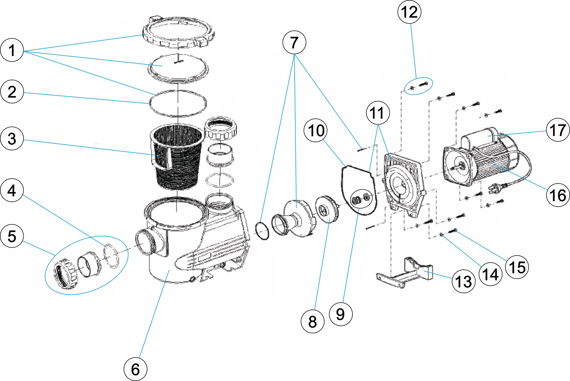 VIRON P300 SPEED POOL PUMP