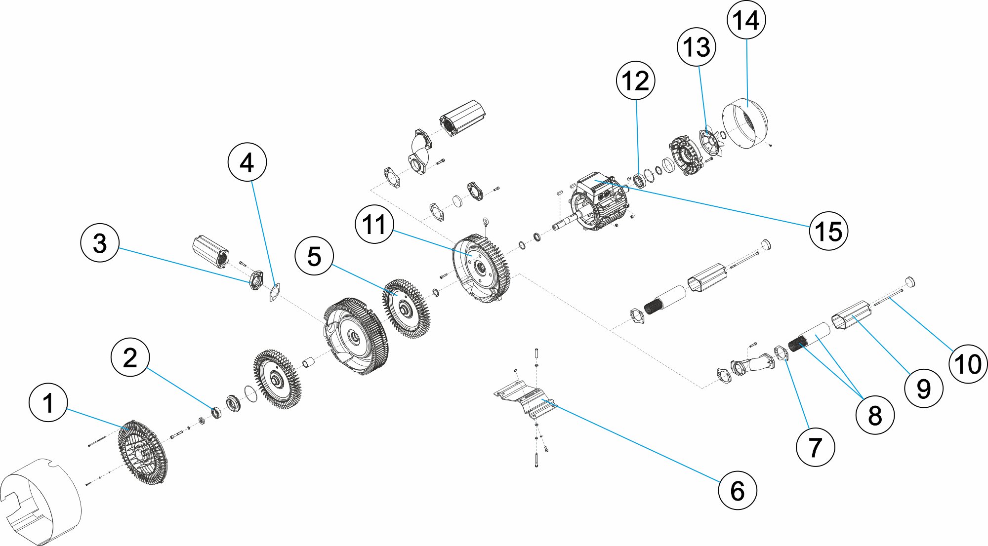 BOMBA TURBOSOPLANTE 11KW.TRIFA