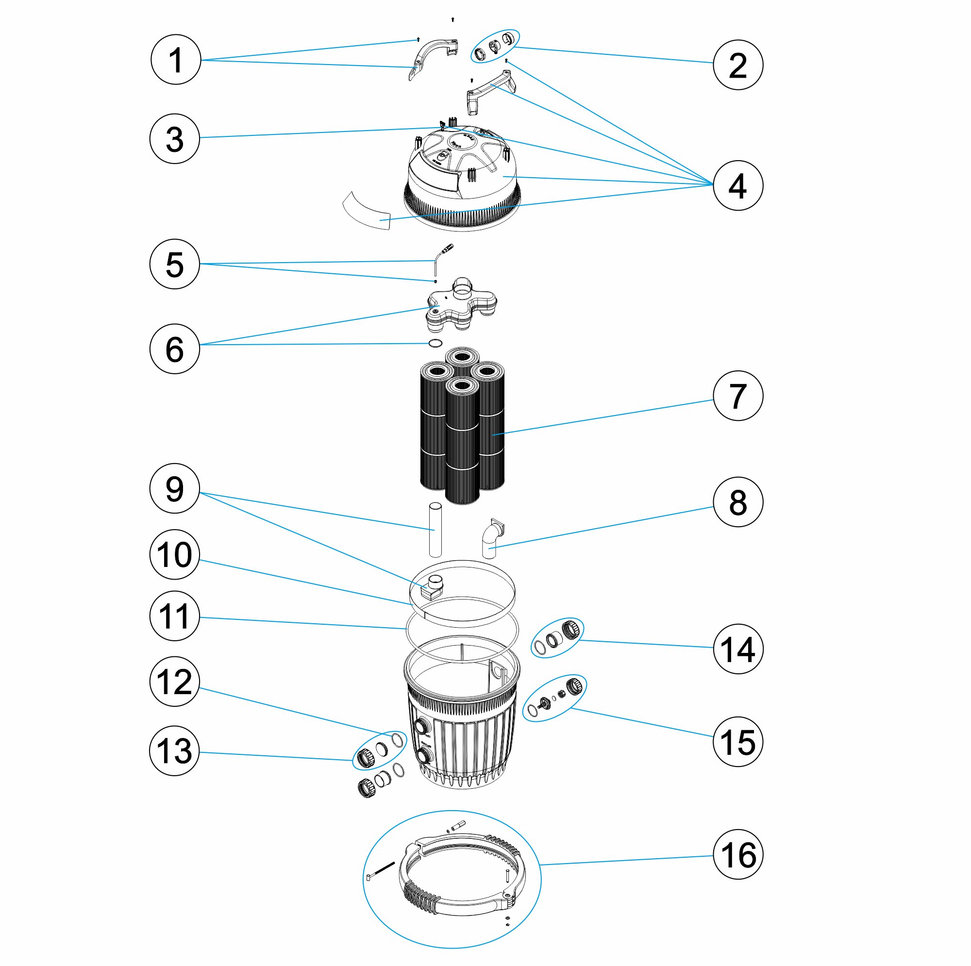 FILTRO CARTUCHO VIRON QL420 & QL540
