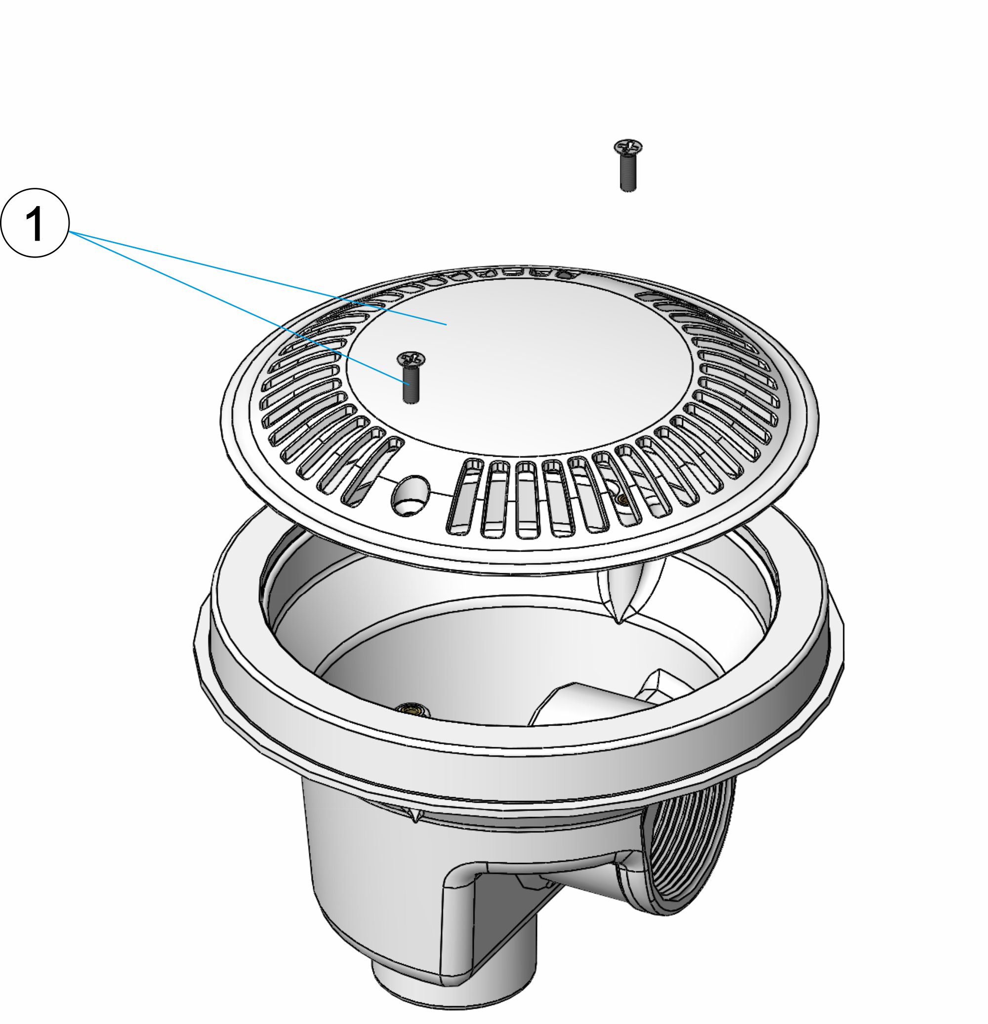 SUMIDERO PISC. HORMIGON ANTI-REMOLINO