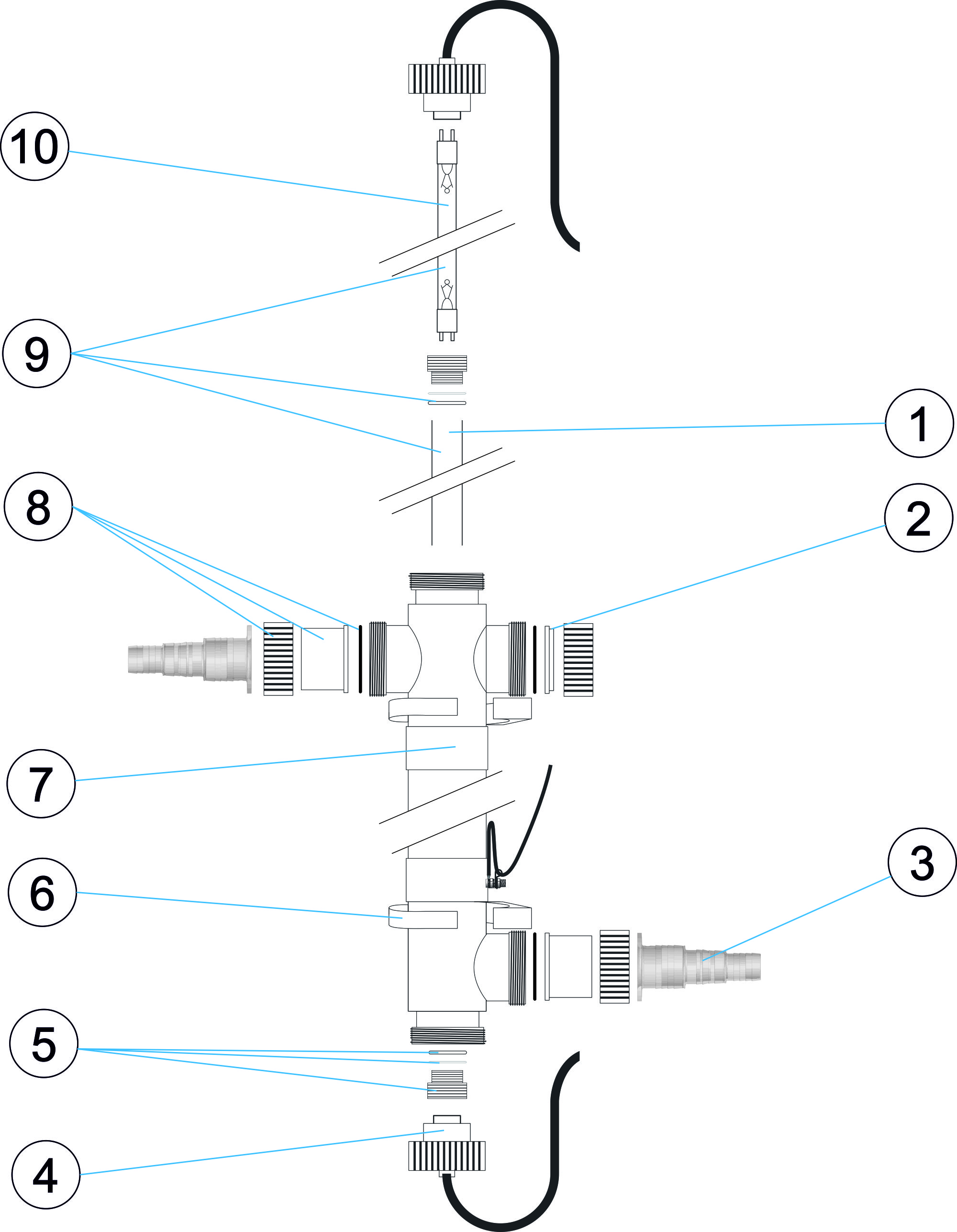ASTRAL UVC-30W TL  316L