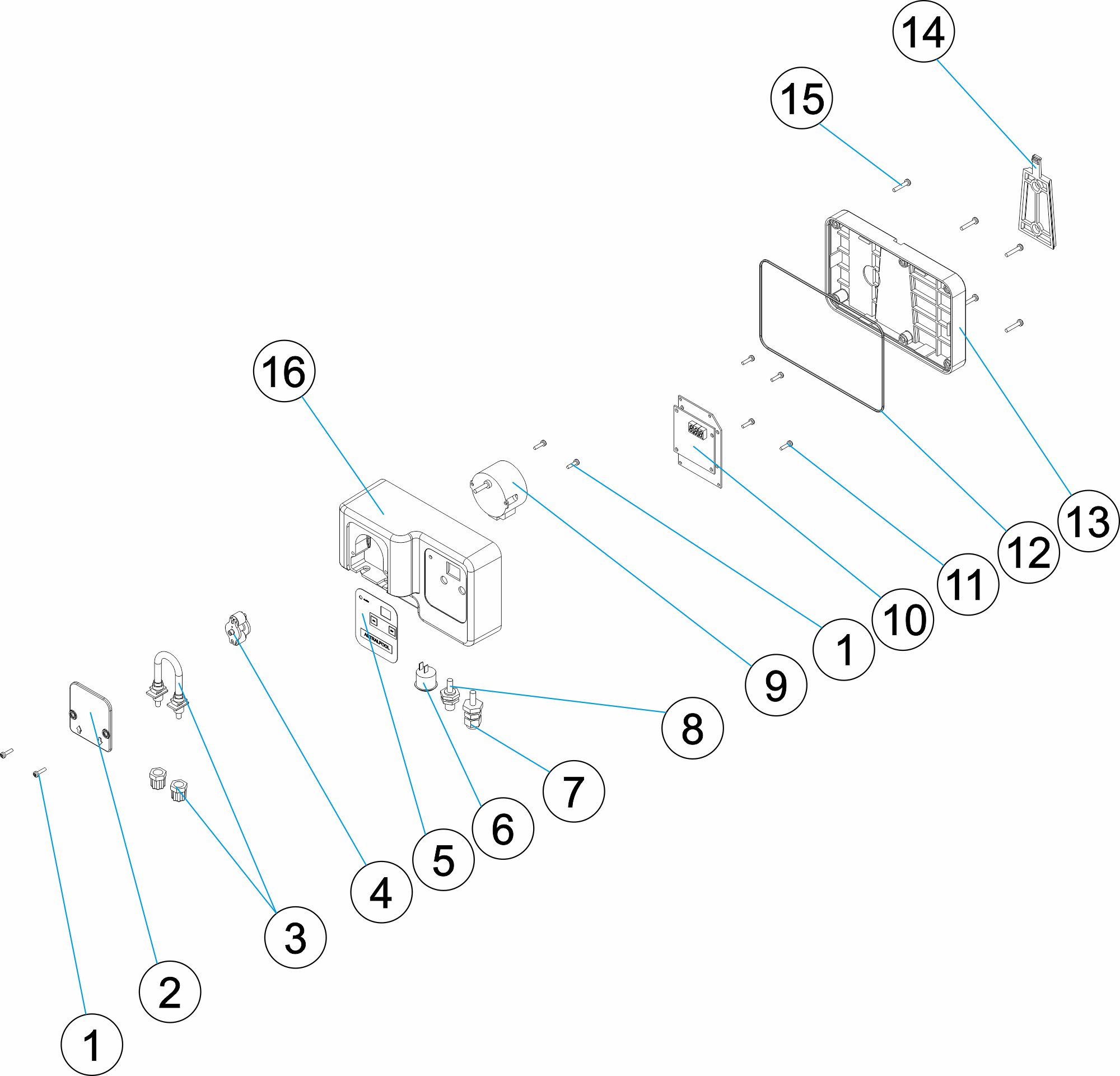 BOMBA DOS PURE 1,6L/H 1B