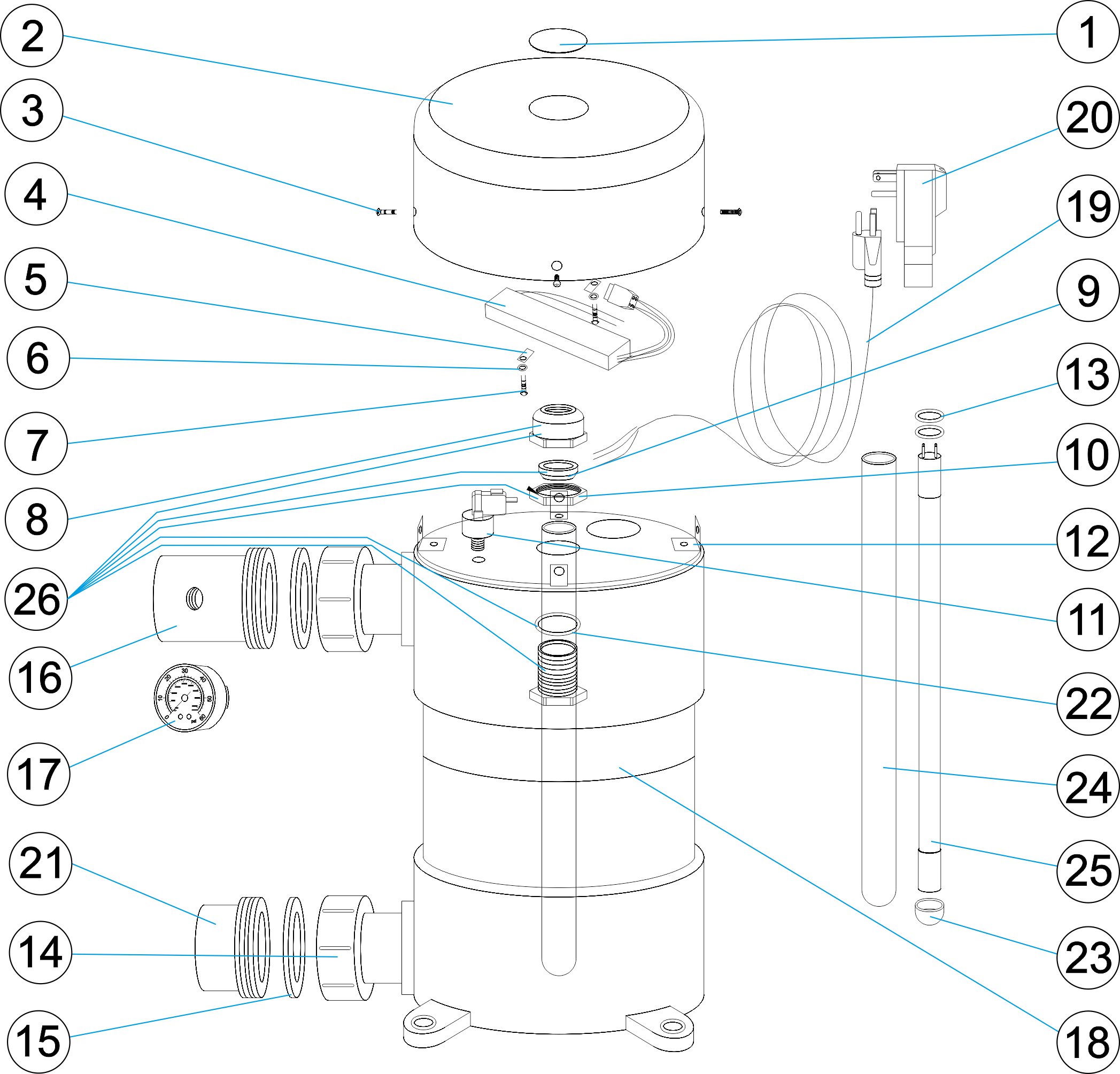 ULTRAVIOLETA LP GAMA ELECTRA  E - ES