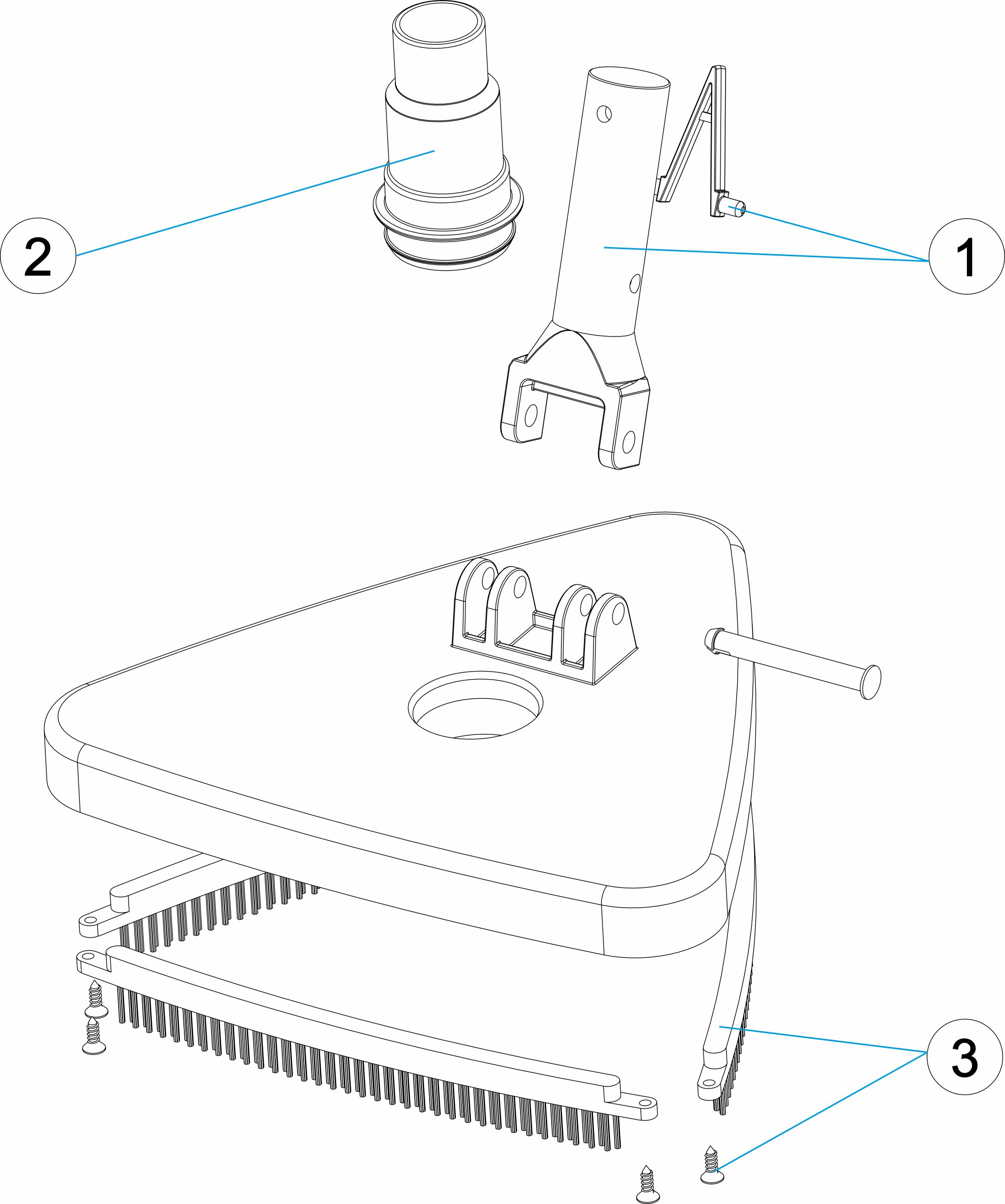 LIMPIAFONDOS TRIANGULAR 