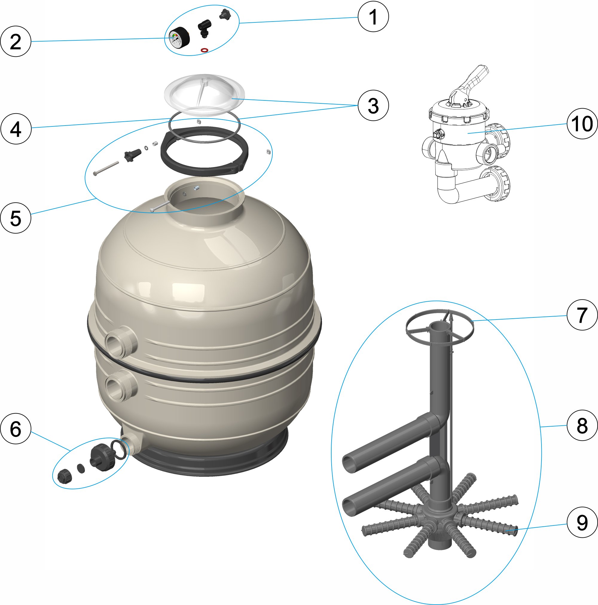 FILTRO MEDITERRANEO D. 400, 500, 600