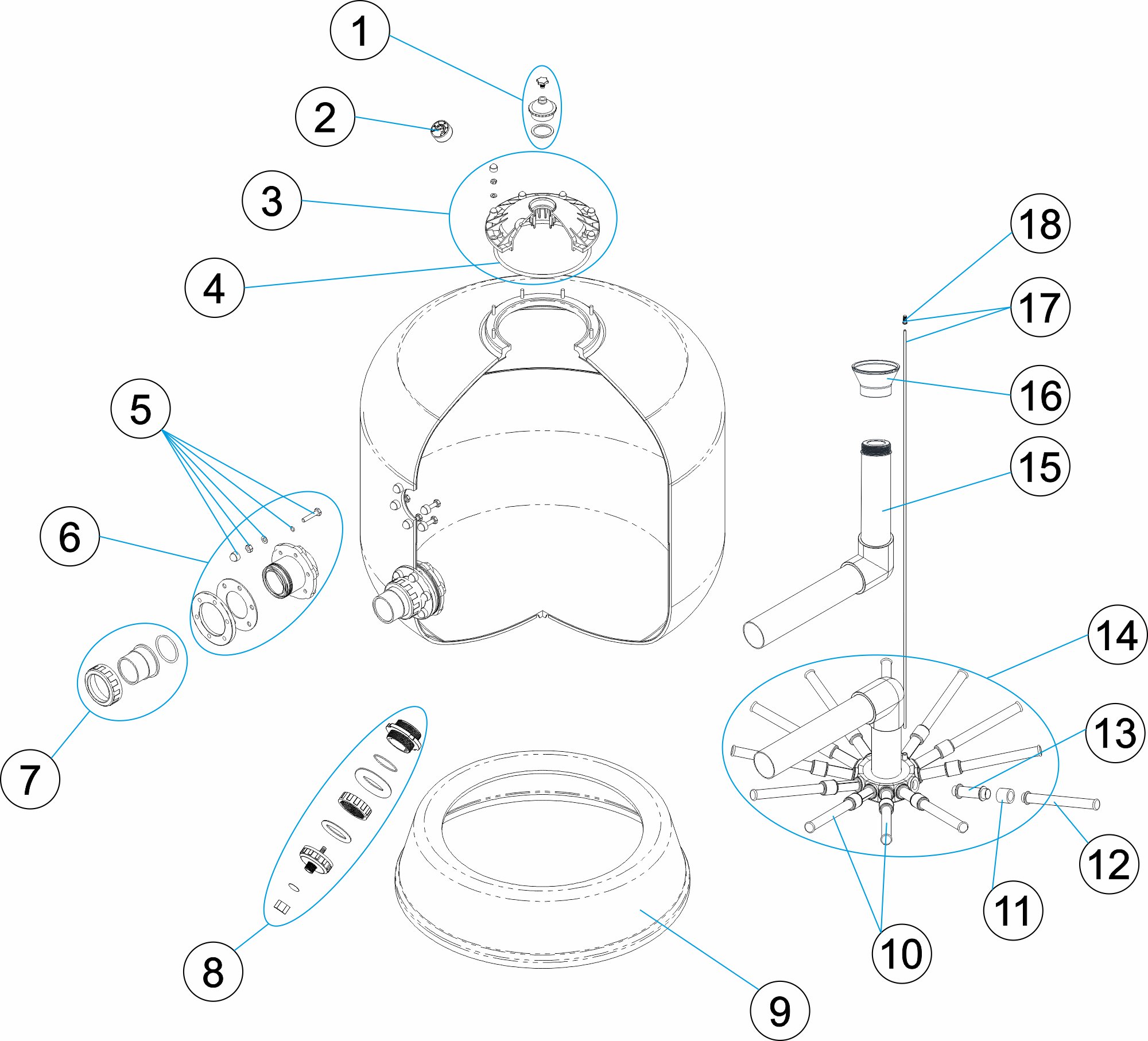 FILTRO VIENA SALIDA LATERAL D.900