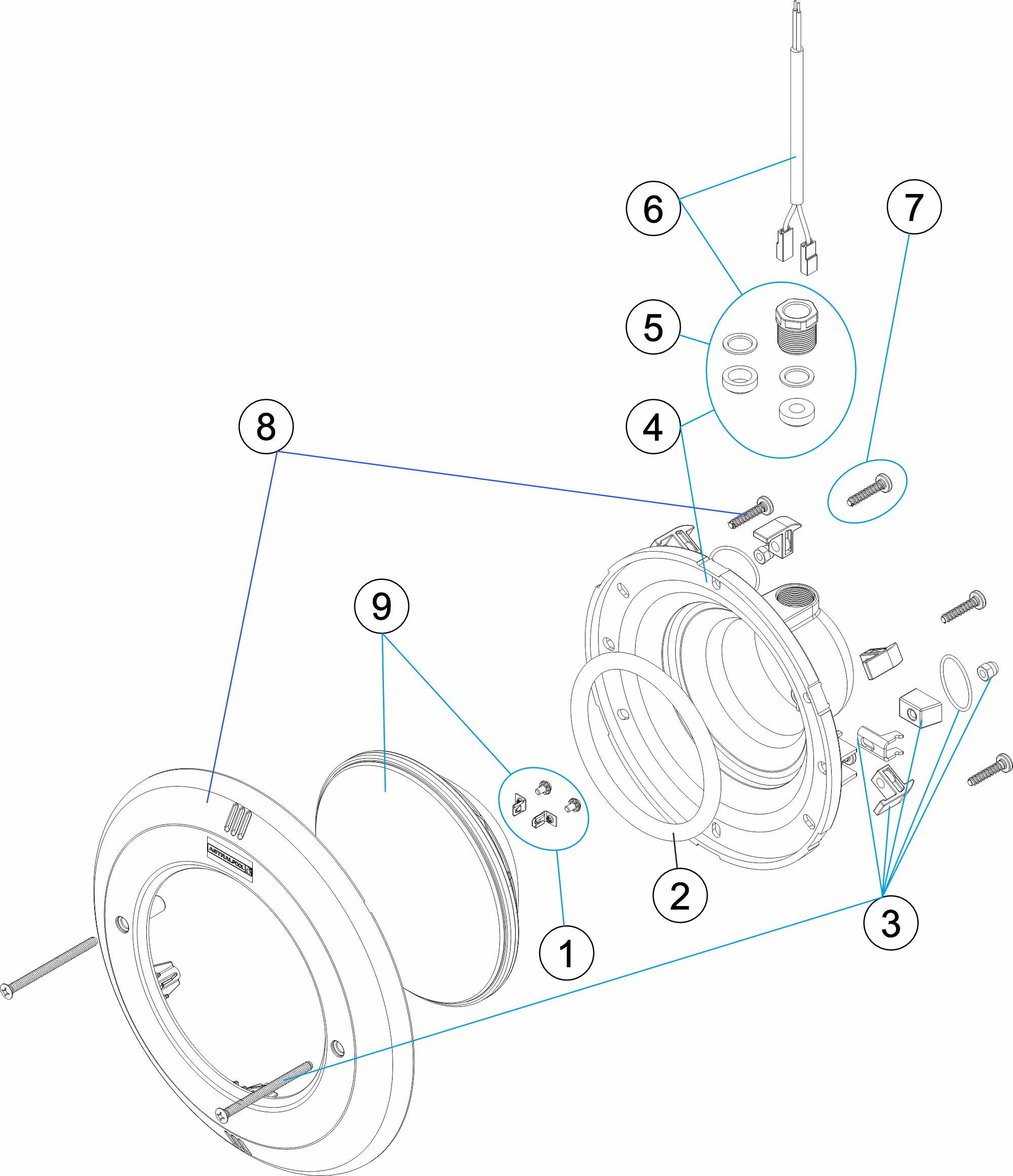 PROYECTOR LED BASIC LINE W