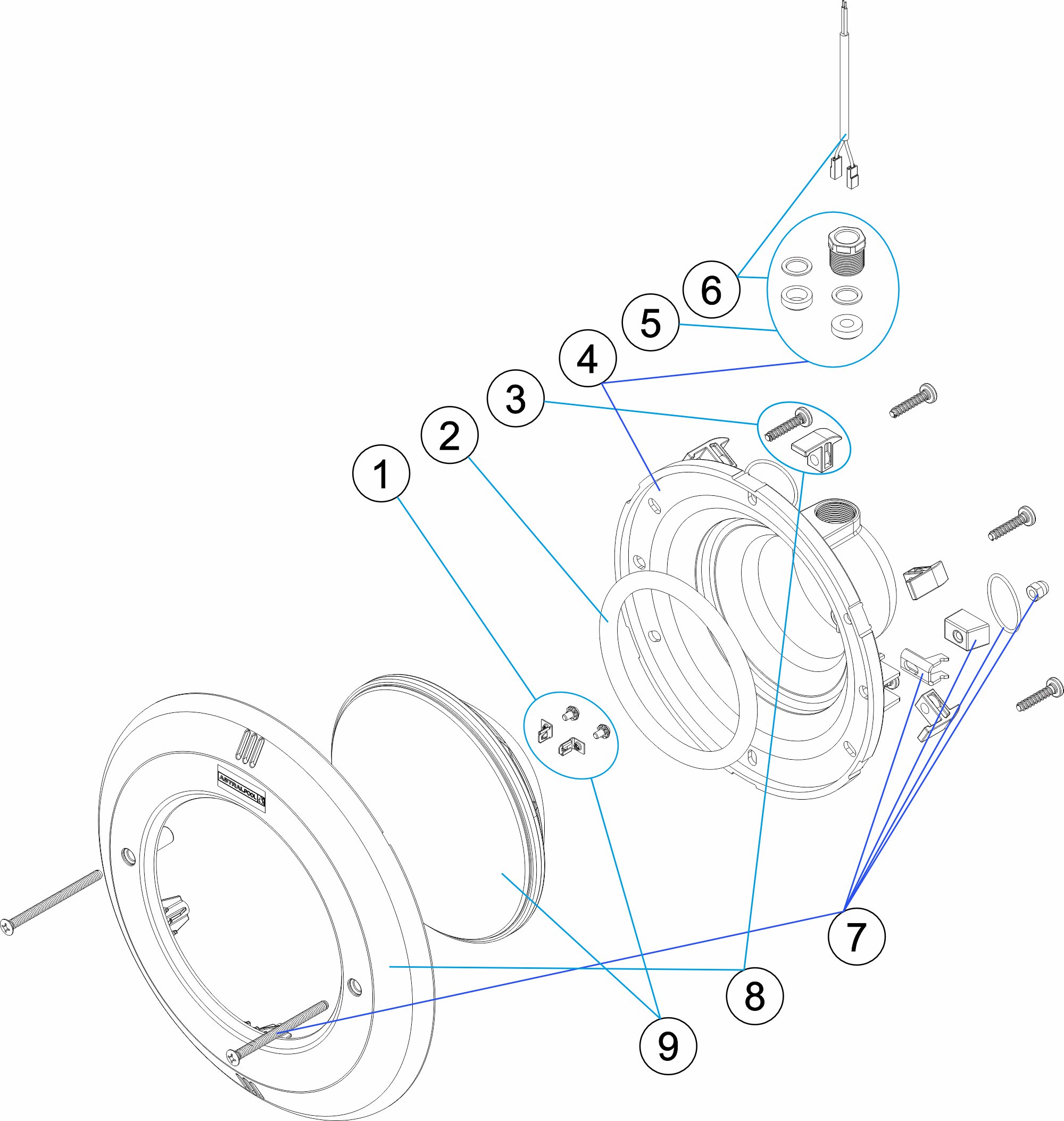 PROYECTOR LED STD W BARACUDA