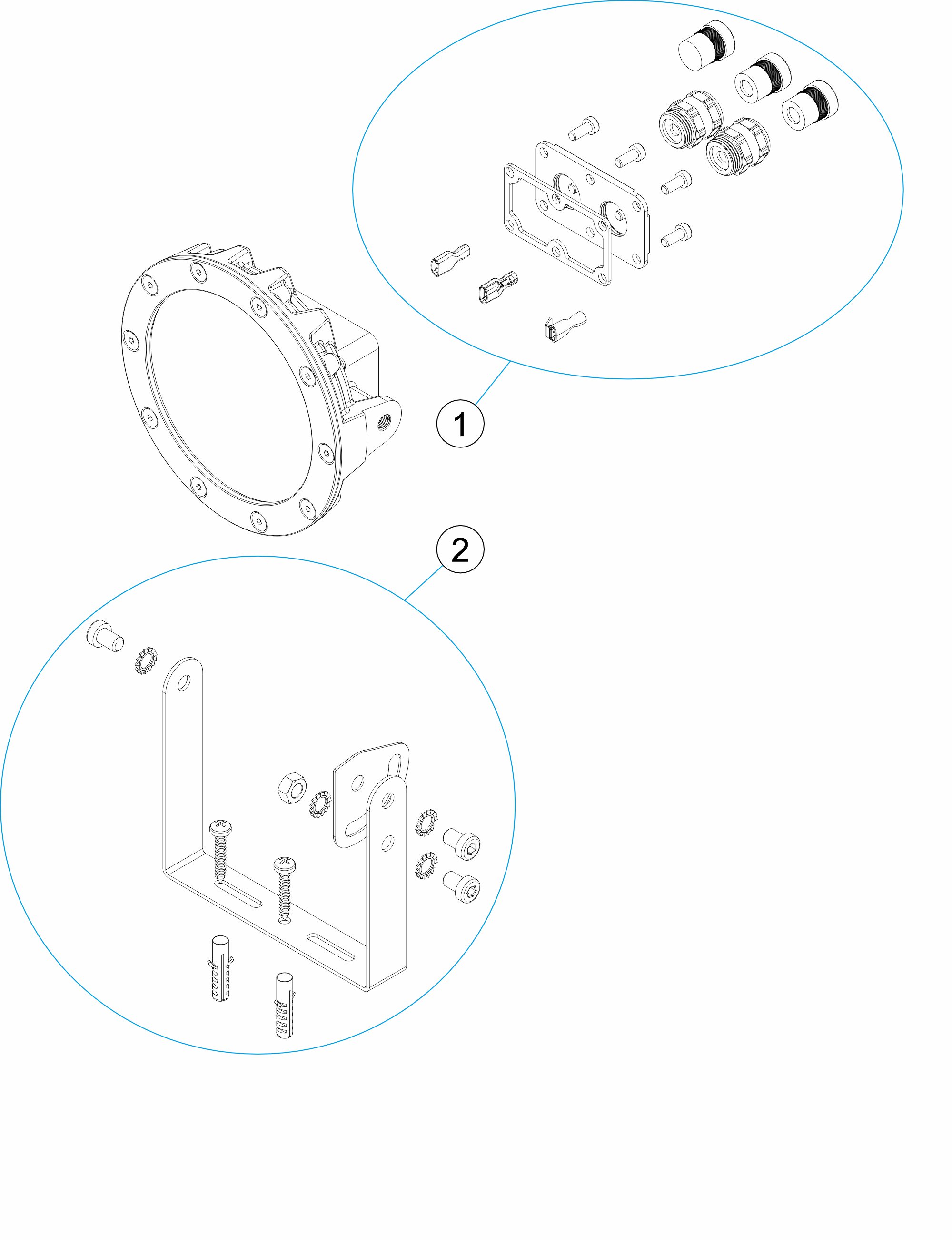 COMI-LED M RGBW DMX 20W ANCHO
