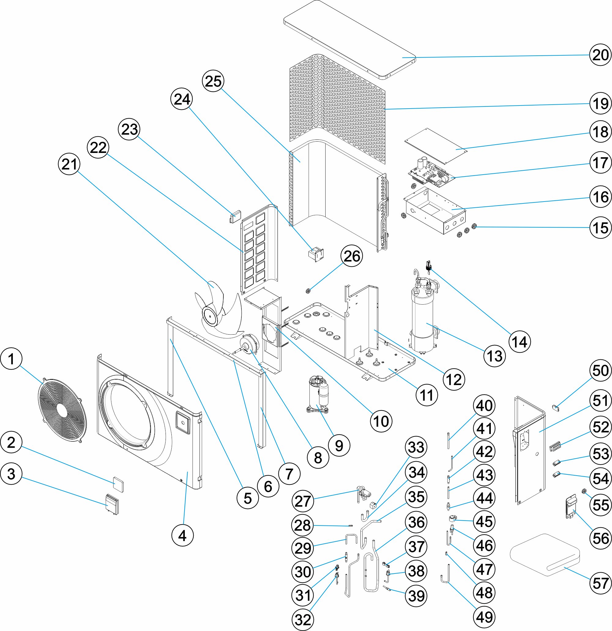 BOMBA CALOR AQUAFORTE 18 KW